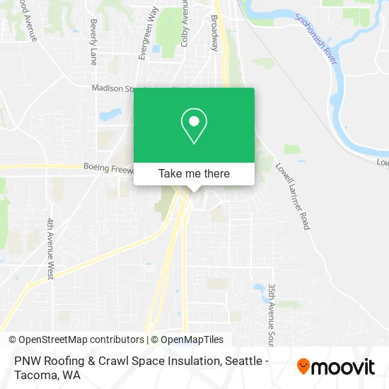 Mapa de PNW Roofing & Crawl Space Insulation
