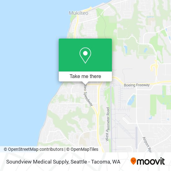 Mapa de Soundview Medical Supply