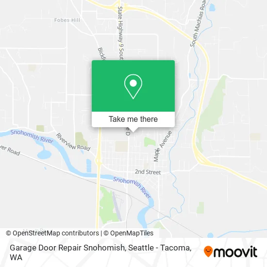 Mapa de Garage Door Repair Snohomish