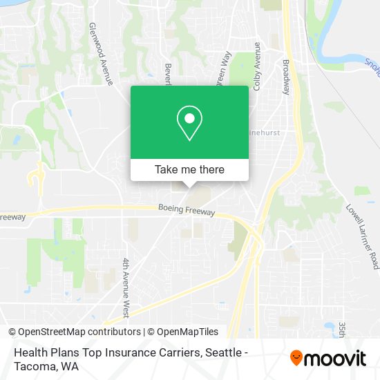 Health Plans Top Insurance Carriers map