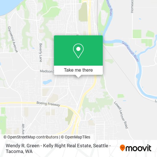 Mapa de Wendy R. Green - Kelly Right Real Estate