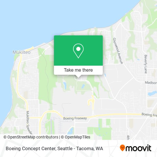 Boeing Concept Center map