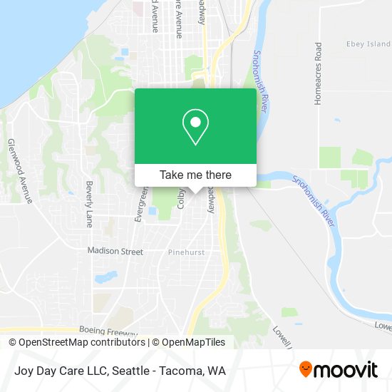 Joy Day Care LLC map