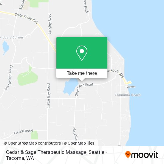 Cedar & Sage Therapeutic Massage map