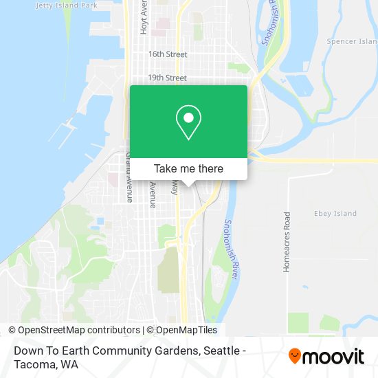 Mapa de Down To Earth Community Gardens