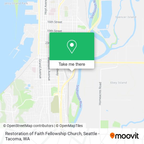 Restoration of Faith Fellowship Church map