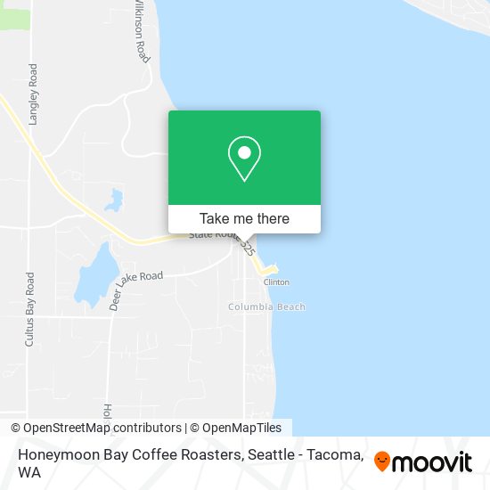 Honeymoon Bay Coffee Roasters map