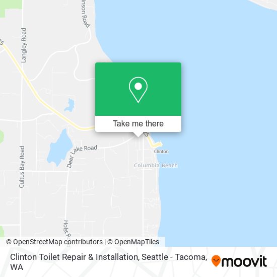 Mapa de Clinton Toilet Repair & Installation