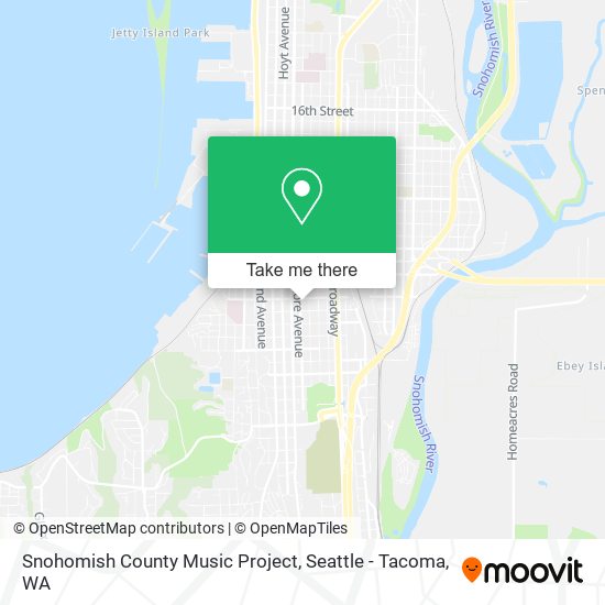 Snohomish County Music Project map