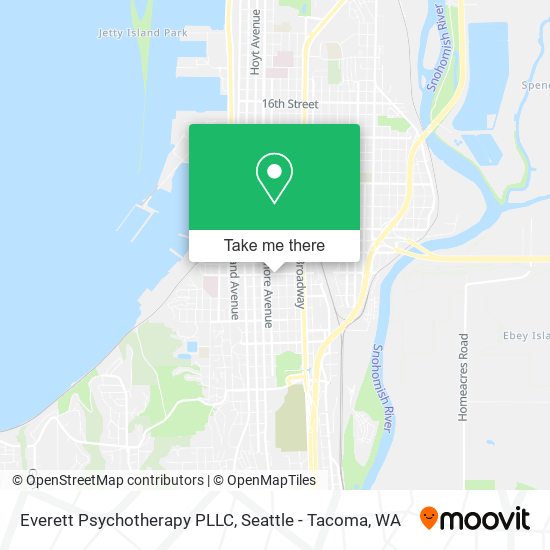 Everett Psychotherapy PLLC map