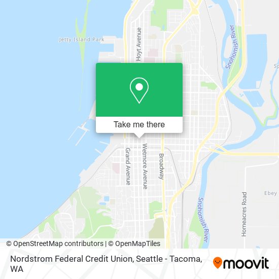 Nordstrom Federal Credit Union map