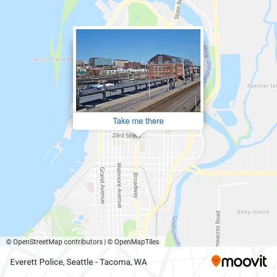 Mapa de Everett Police