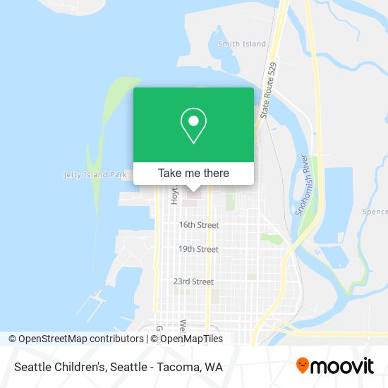 Mapa de Seattle Children's