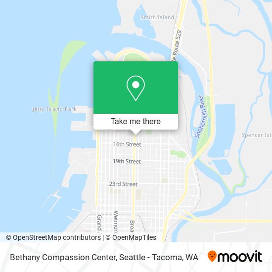 Mapa de Bethany Compassion Center