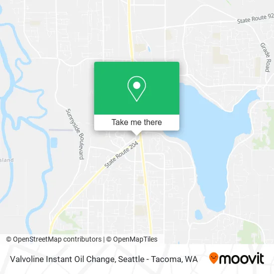 Mapa de Valvoline Instant Oil Change