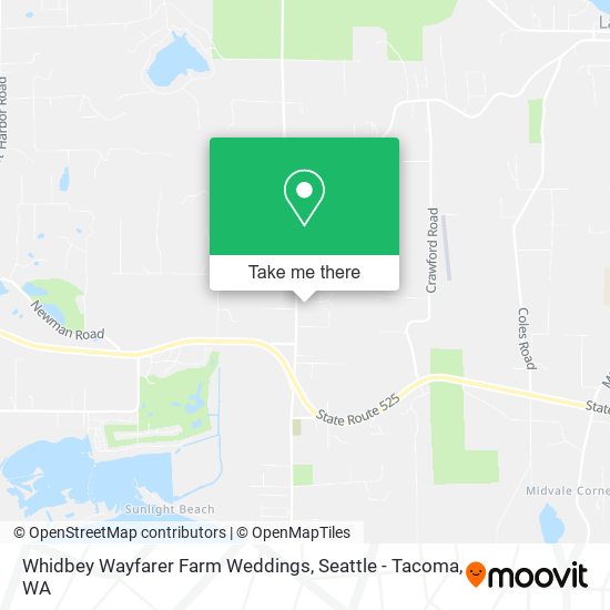 Whidbey Wayfarer Farm Weddings map