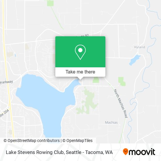 Lake Stevens Rowing Club map