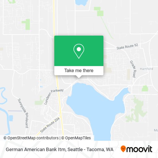 Mapa de German American Bank Itm