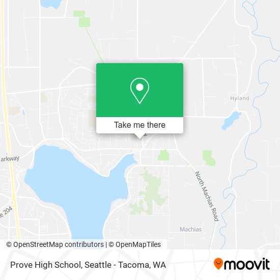 Prove High School map
