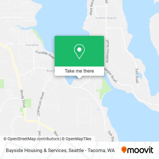 Bayside Housing & Services map