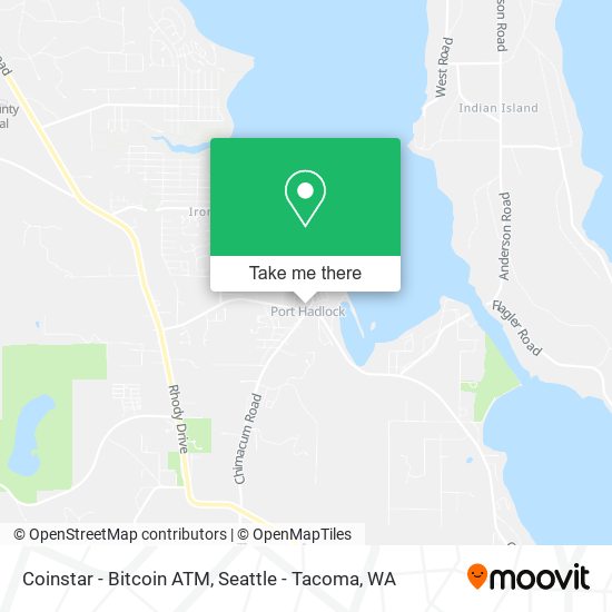 Mapa de Coinstar - Bitcoin ATM