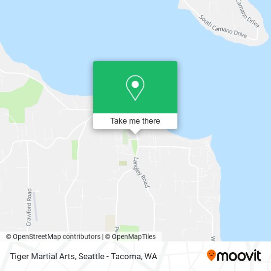Tiger Martial Arts map