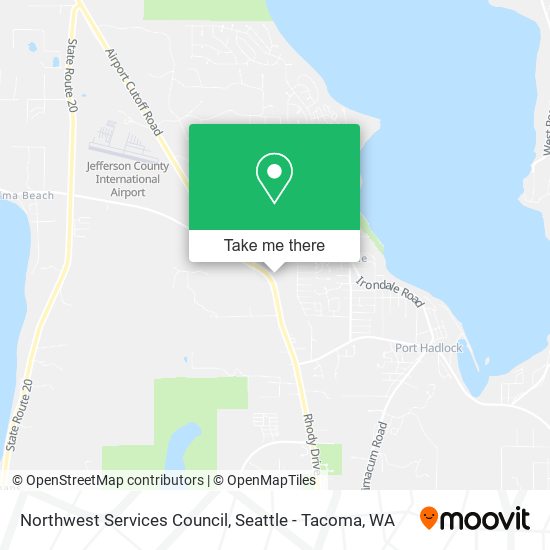 Northwest Services Council map