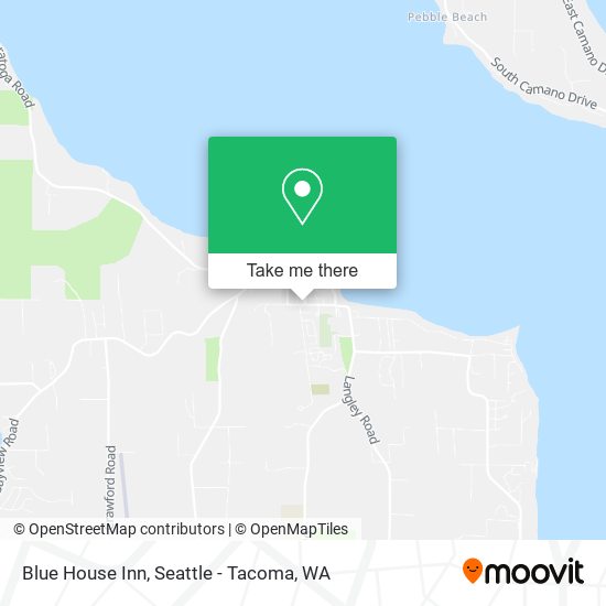 Blue House Inn map
