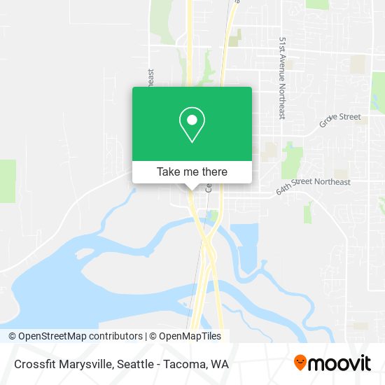 Crossfit Marysville map