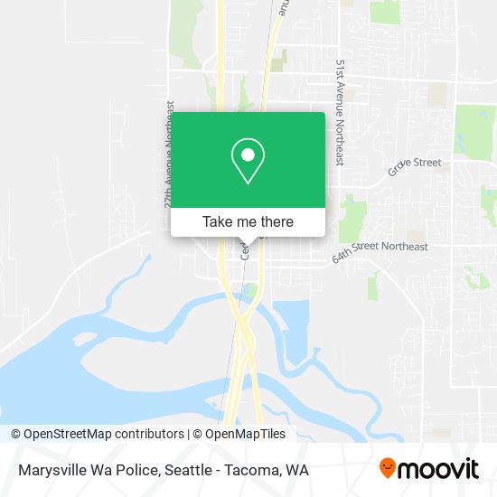 Mapa de Marysville Wa Police