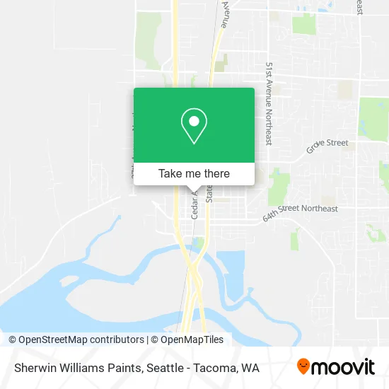 Mapa de Sherwin Williams Paints