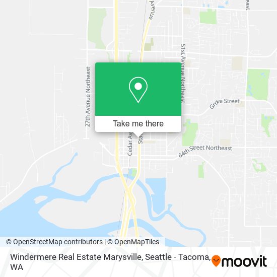 Mapa de Windermere Real Estate Marysville