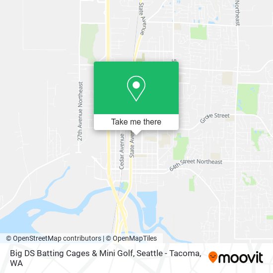 Big DS Batting Cages & Mini Golf map