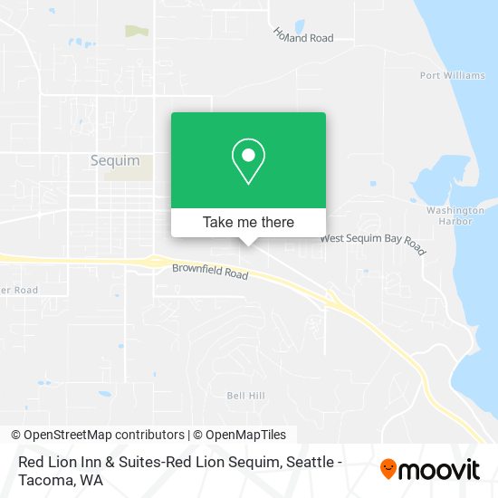 Mapa de Red Lion Inn & Suites-Red Lion Sequim