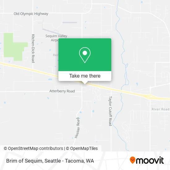 Brim of Sequim map