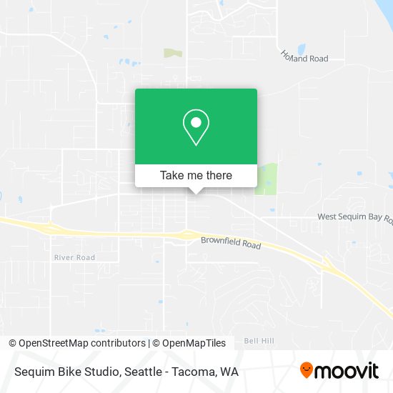 Sequim Bike Studio map