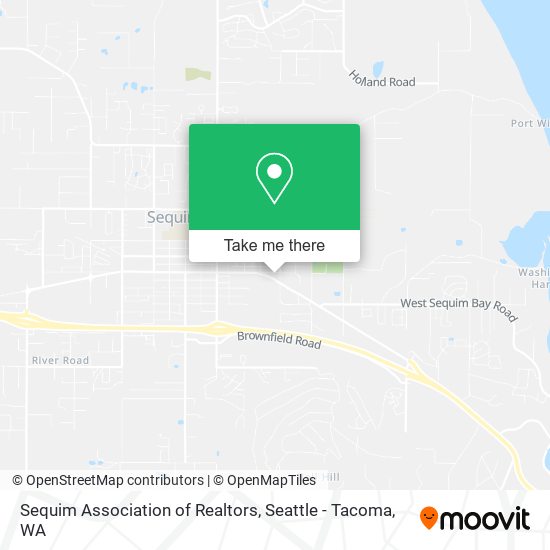 Mapa de Sequim Association of Realtors