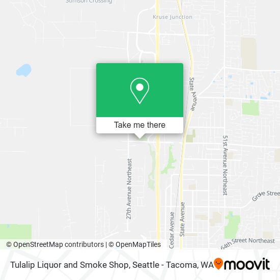 Tulalip Liquor and Smoke Shop map