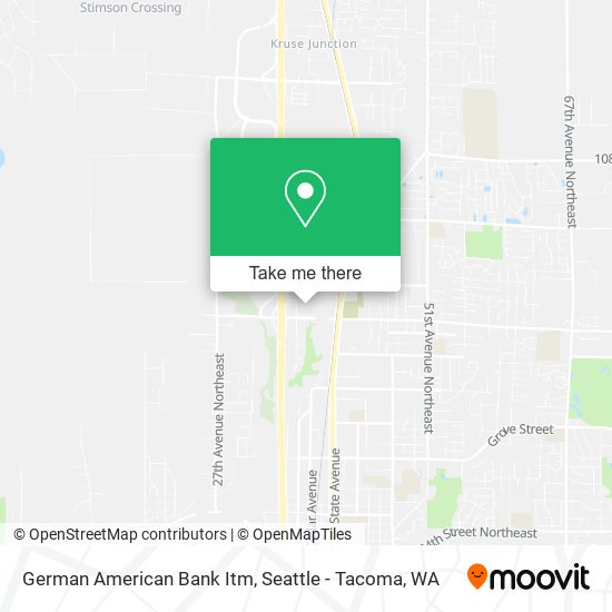 Mapa de German American Bank Itm