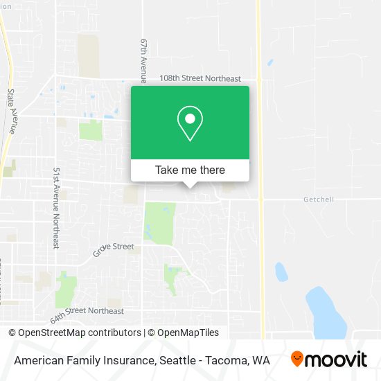 American Family Insurance map