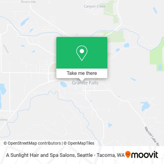 A Sunlight Hair and Spa Salons map