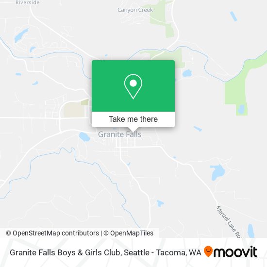 Mapa de Granite Falls Boys & Girls Club