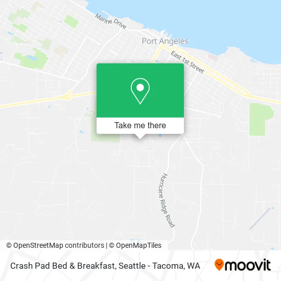 Mapa de Crash Pad Bed & Breakfast