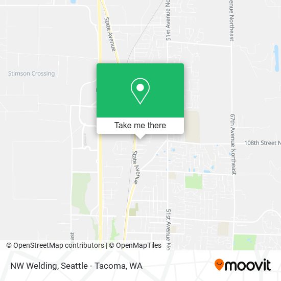 NW Welding map