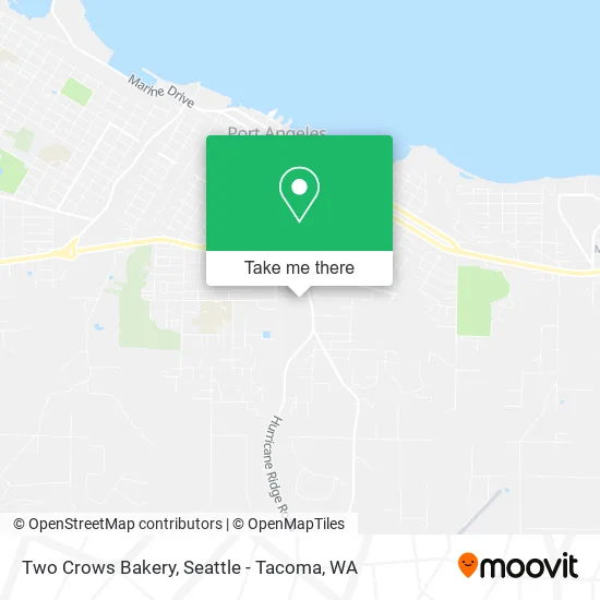 Mapa de Two Crows Bakery