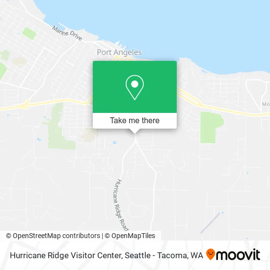 Mapa de Hurricane Ridge Visitor Center