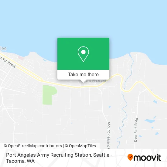 Mapa de Port Angeles Army Recruiting Station