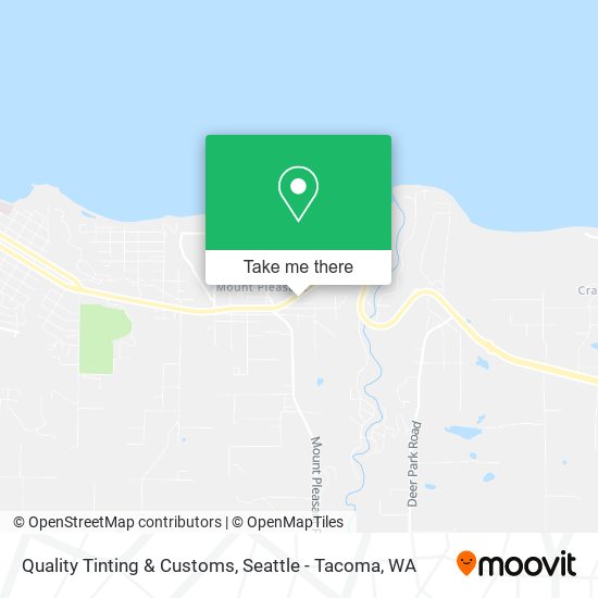 Quality Tinting & Customs map