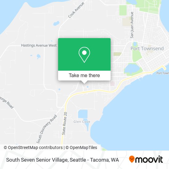 South Seven Senior Village map