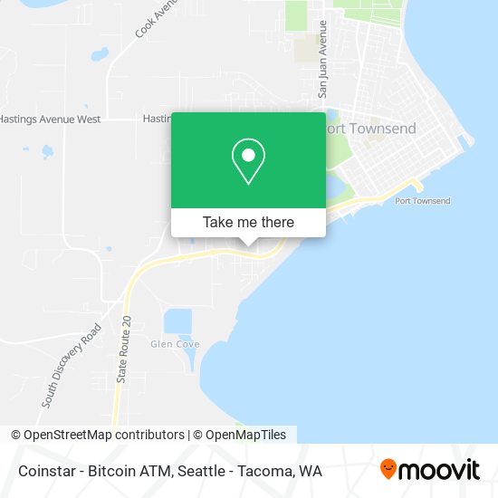 Mapa de Coinstar - Bitcoin ATM